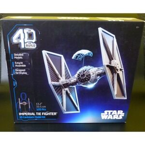 4D Build Star Wars Imperial Tie Fighter 3D Model Kit 120 Pcs Collectible Puzzles